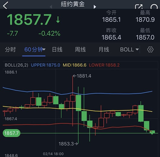 CPI重燃黄金多头“加息噩梦”！期金隔夜“高台跳水” 机构：黄金、白银、原油和铜最新技术前景分析-第1张图片-翡翠网