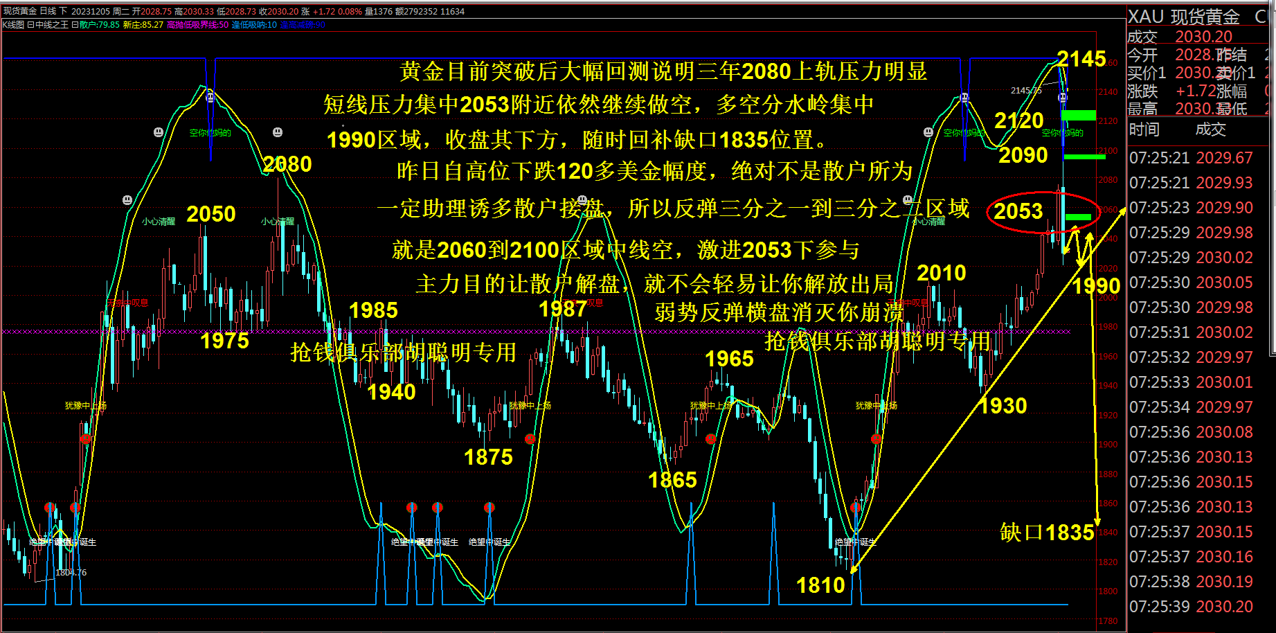 抢钱俱乐部：美元101.5下分批多，非美试探空-第2张图片-翡翠网