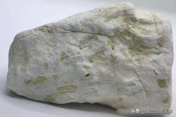 糯豆种翡翠带皮原石北京翡翠原石糯冰-第3张图片-翡翠网