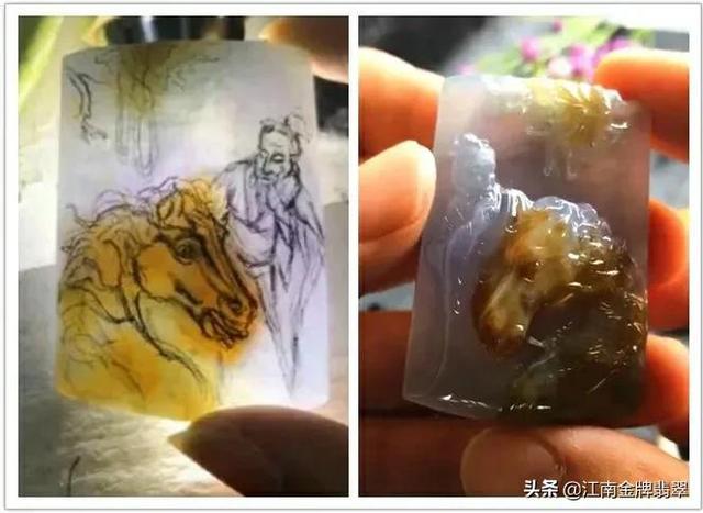 翡翠原石糯种切开图片,翡翠原石白色怎么切开-第4张图片-翡翠网