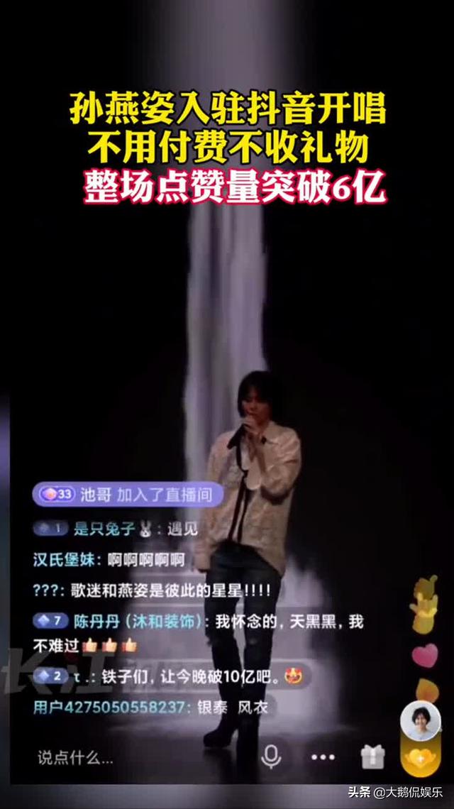 孙燕姿近期演唱会,孙燕姿抖音直播-第6张图片-翡翠网