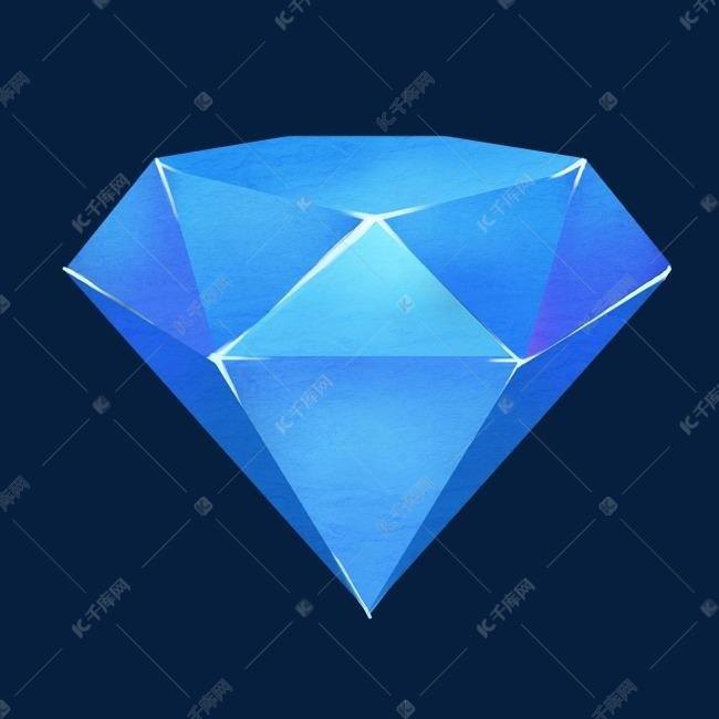 浅蓝色钻石图片,浅蓝色钻石图片欣赏-第1张图片-翡翠网