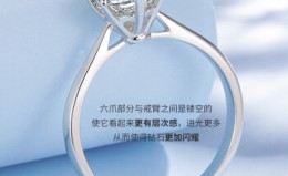 结婚最适合买的钻石戒指，女喜钻白18K金钻戒