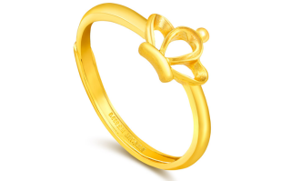 今年流行的黄金戒指女士的,2021年女款最新款黄金戒指
