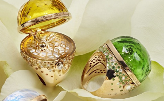 朦胧质感 童话氛围!意大利珠宝商Dreamboule推出昆虫戒指系列-第1张图片-翡翠网