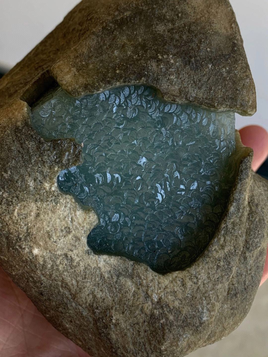 44公斤的翡翠原石拿来抵10万的债,100公斤翡翠原石价格-第1张图片-翡翠网