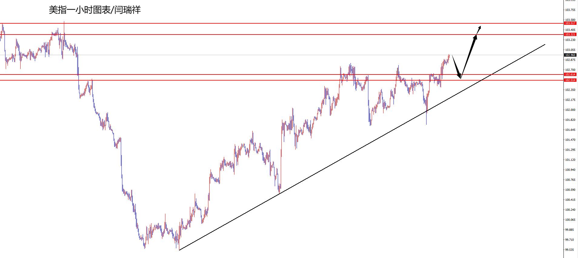 闫瑞祥：美指102.60之上多，欧美0970区域压制-第1张图片-翡翠网