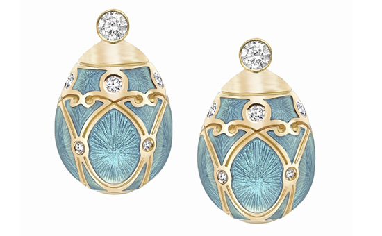华丽匠心设计!Fabergé 推出4件 Heritage 彩蛋耳坠新作-第3张图片-翡翠网