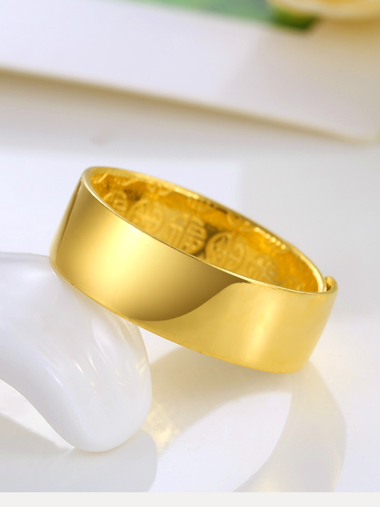 男士黄金戒指图片男士黄金戒指图片价格 价格表-第1张图片-翡翠网