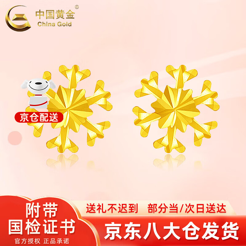 中国黄金耳环价格和图片,中国黄金耳环价格和图片对比-第1张图片-翡翠网