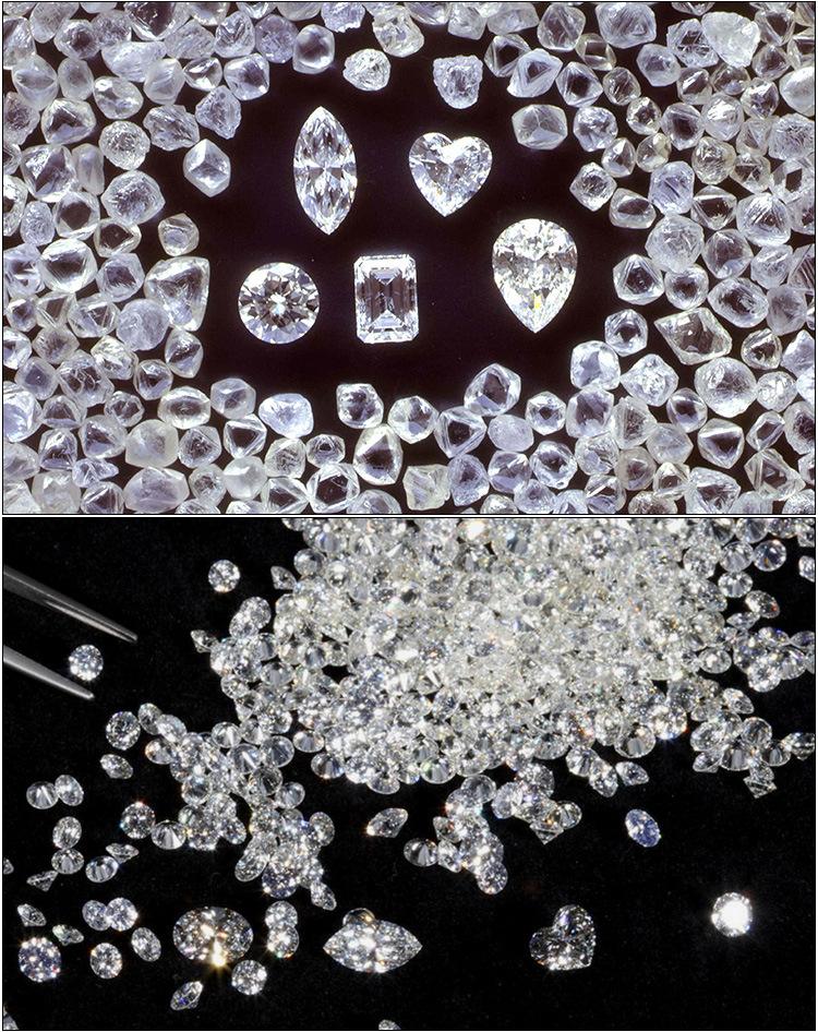 天然钻石图片原始钻石的图片大全-第1张图片-翡翠网